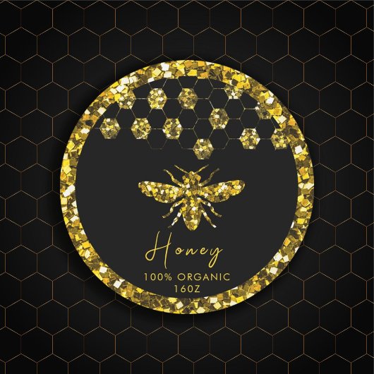Sticker Rond Sparkle Sequin