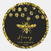Sticker Rond Sparkle Sequin (Devant)