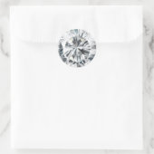 Sticker Rond Sparkling Diamond texture Avril Birthstone (Sac)
