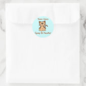 Sticker Rond Spay & Neuter (Sac)