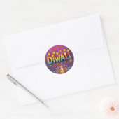 Sticker Rond Spécial Diwali (Enveloppe)