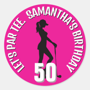 Sticker Rond Spécial Golf Bird Surprise