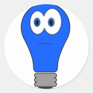 Sticker Rond Spécial lumière bleue