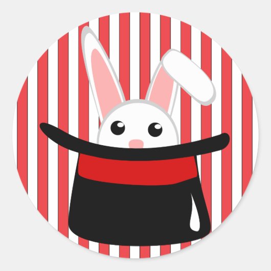 Sticker Rond Spectacle magique (Devant)