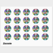 Sticker Rond Spectre (Feuille)