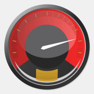 Sticker Rond Speedomètre