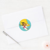 Sticker Rond SPEEDY GONZALES™ Mustache (Enveloppe)