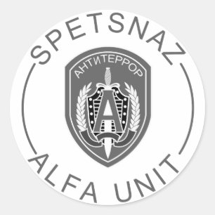 Sticker Rond Spetsnaz Alfa