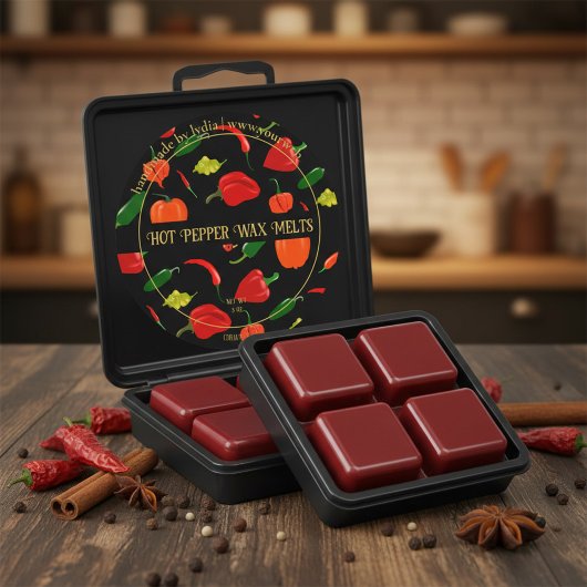 Sticker Rond Spicy Warm Scent Handmade Wax Melts