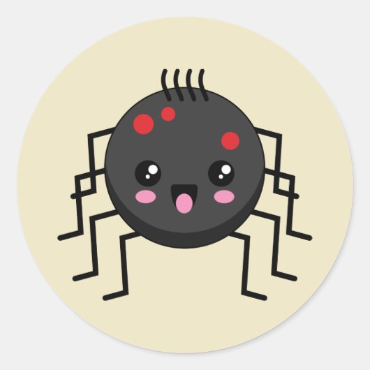 Sticker Rond Spider (Devant)