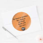 Sticker Rond Spider Nametag (Enveloppe)
