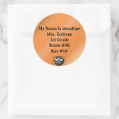 Sticker Rond Spider Nametag (Sac)