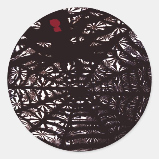 Sticker Rond Spider Web (Devant)
