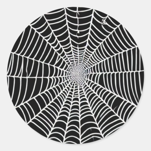 Sticker Rond Spider Web (Devant)
