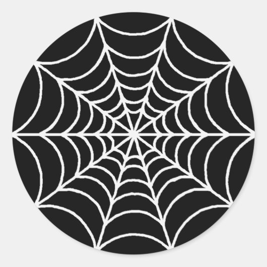 Sticker Rond Spider Web (Devant)