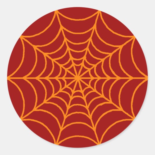 Sticker Rond Spider Web (Devant)