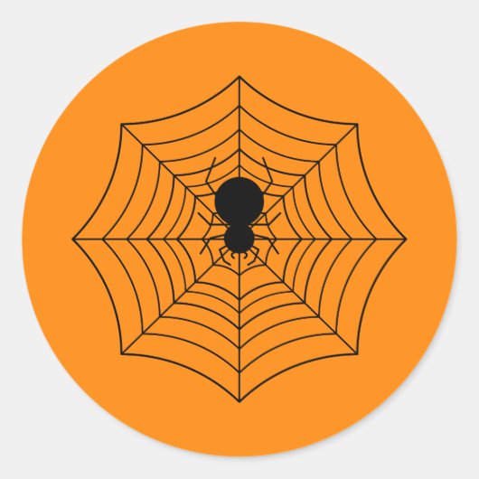 Sticker Rond Spiderweb (Devant)