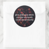 Sticker Rond Spies patriarcales (Sac)