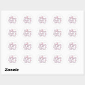 Sticker Rond Spike Like a Girl (Feuille)