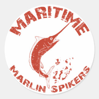 Sticker Rond Spikers Marlin Maritime