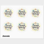 Sticker Rond Spina Bifida Lotus (Feuille)
