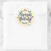 Sticker Rond Spina Bifida Lotus (Sac)