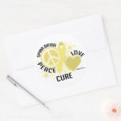 Sticker Rond Spina Bifida PLC (Enveloppe)