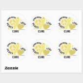 Sticker Rond Spina Bifida PLC (Feuille)