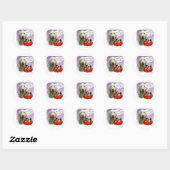 Sticker Rond Spinone Italiano Halloween Candy (Feuille)
