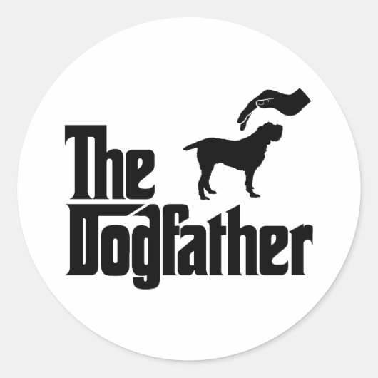 Sticker Rond Spinone italienne (Devant)