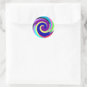 Sticker Rond Spiral Color (Sac)