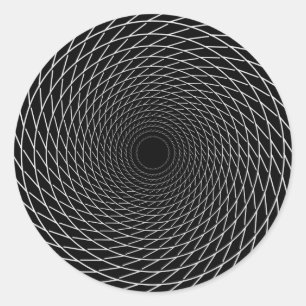 Sticker Rond Spirale à l'infini