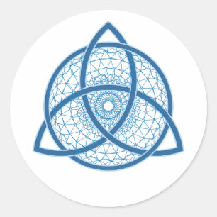 Sticker Rond Spirale de nœud celtique