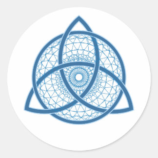 Sticker Rond Spirale de nœud celtique