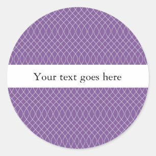 Sticker Rond Spirale pourpre