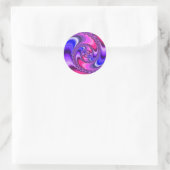 Sticker Rond Spirale violette (Sac)