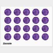 Sticker Rond Spirales Entreprise / Profil (Feuille)
