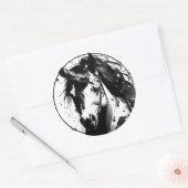 Sticker Rond Spirit Pony 2 (Enveloppe)