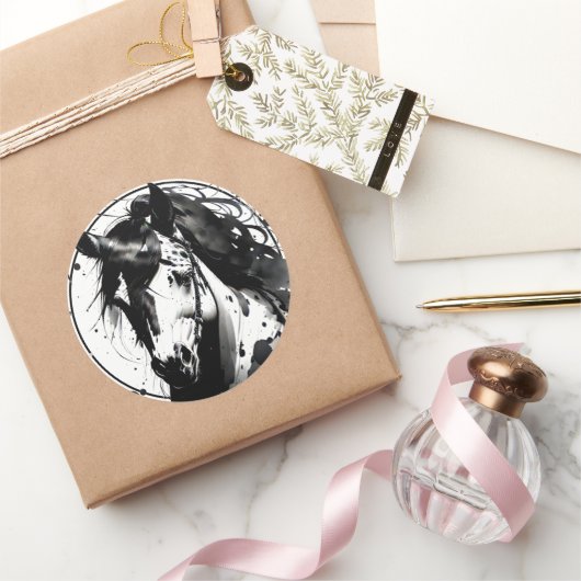 Sticker Rond Spirit Pony 2 (Cadeaux)