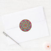 Sticker Rond Spirit & Soul, Mandala #10 (Enveloppe)