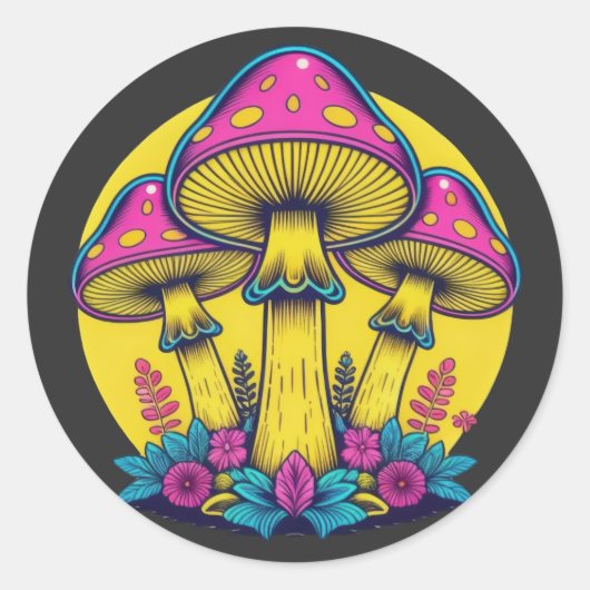 Sticker Rond Spores phares (Devant)