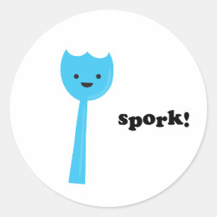 Sticker Rond Spork !