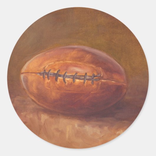 Sticker Rond Sport rustique | Football (Devant)