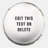 Sticker Rond Sports de crosse créatifs (Devant)