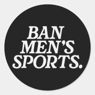 Sticker Rond Sports drôles pour hommes