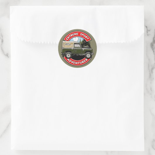 Sticker Rond Sports extrêmes (Sac)