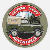 Sticker Rond Sports extrêmes (Devant)