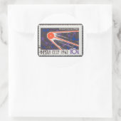 Sticker Rond Spoutnik 1 5e anniversaire 1962 (Sac)