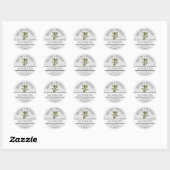 Sticker Rond Spray Sage Smudge (Feuille)