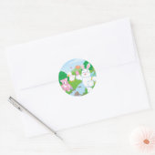 Sticker Rond Spring Celebration Egg (Enveloppe)
